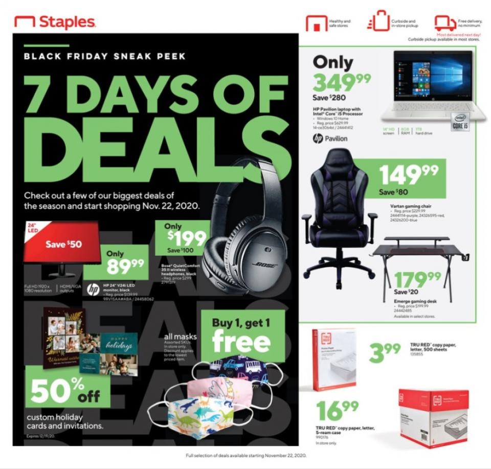 Staples Black Friday Ad 2020 WeeklyAds2