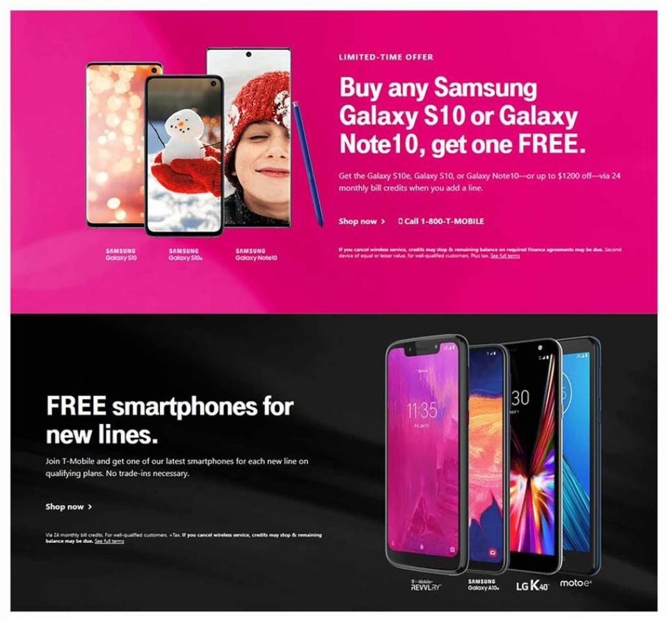 T-Mobile Black Friday Ad 2019 - WeeklyAds2