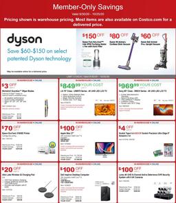 Costco Ad Sep 30 - Oct 25, 2020