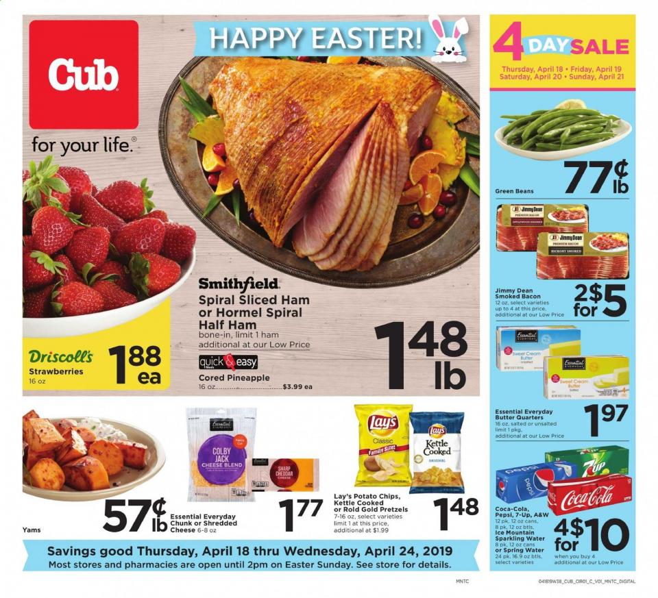 Cub Foods Ad Easter Apr 18 24, 2019 WeeklyAds2