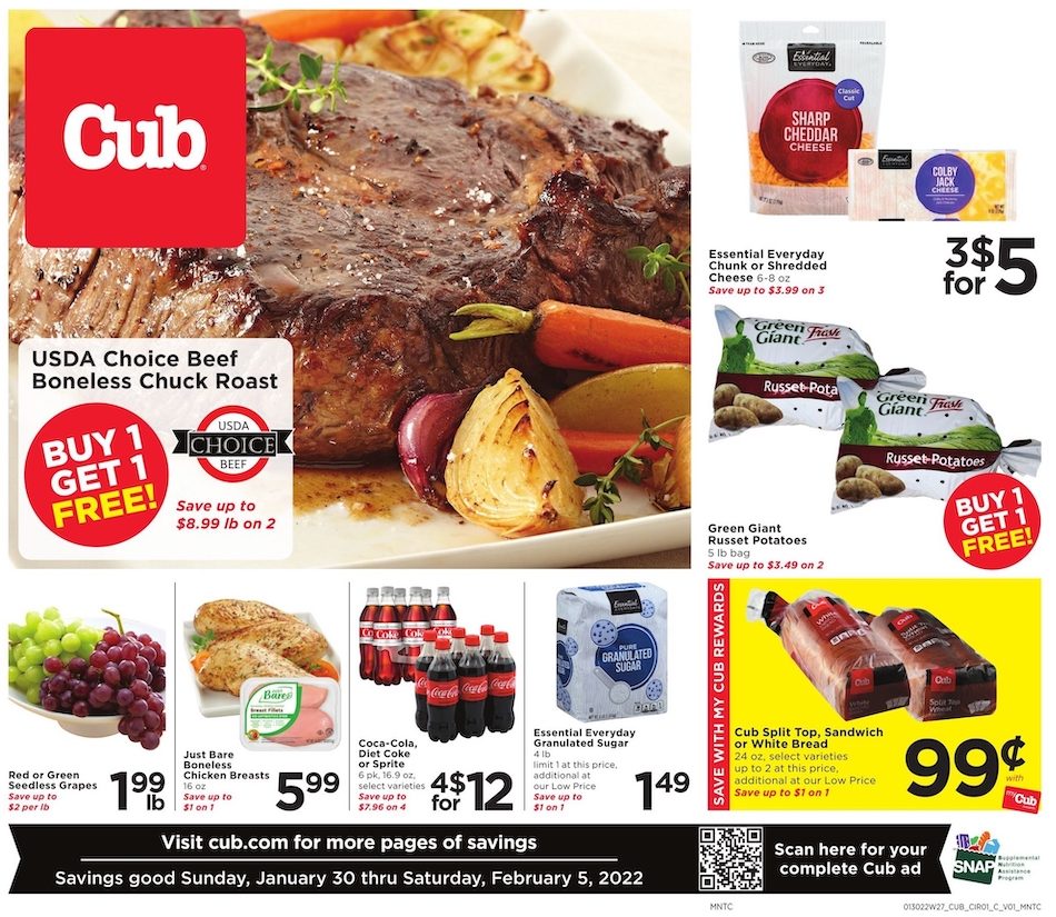 Cub Foods Ad Jan 30 Feb 5, 2022 WeeklyAds2