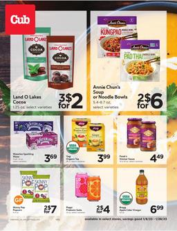 Cub Foods Special Savings Ad Jan 8–28, 2023