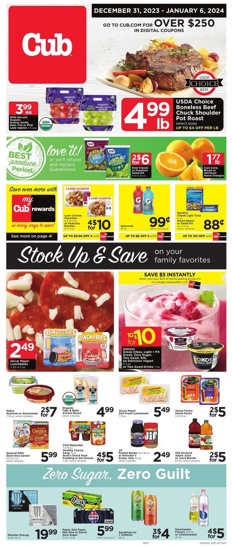 Cub Foods Weekly ad Dec 31 - Jan 6 - WeeklyAds2