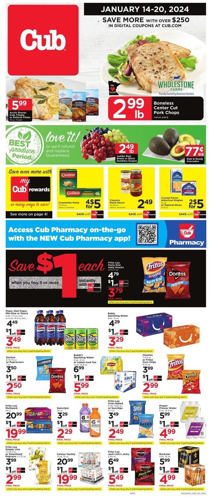 Cub Foods Weekly Ad Jan 14 20, 2024 WeeklyAds2