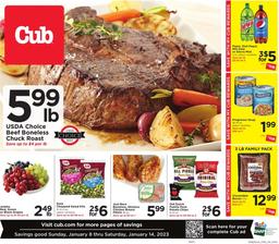Cub Foods Weekly Ad Jan 8–14, 2023