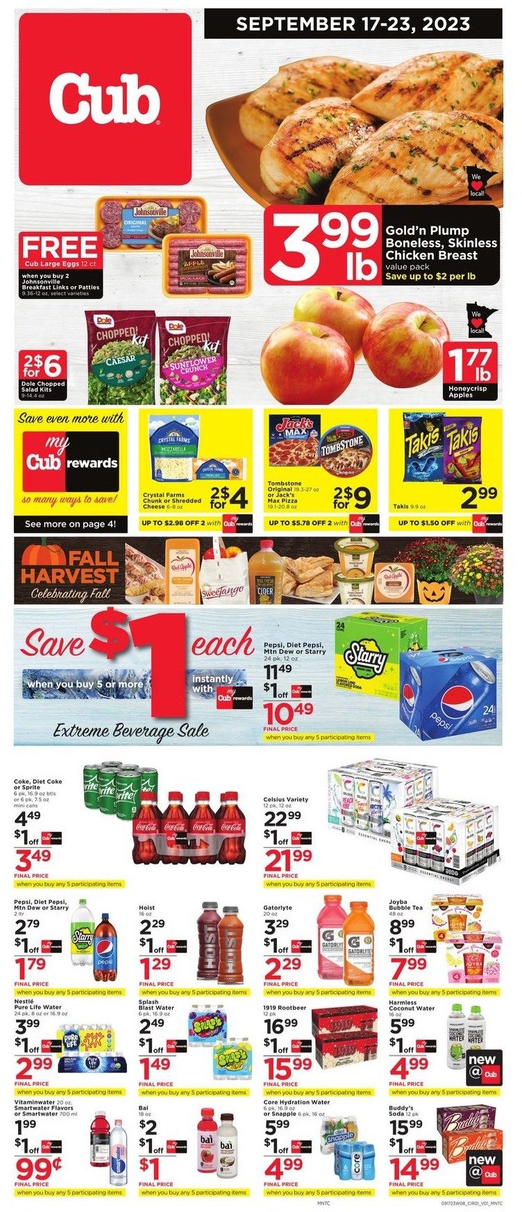 Cub Foods Weekly Ad Sep 17 - 23, 2023 - WeeklyAds2