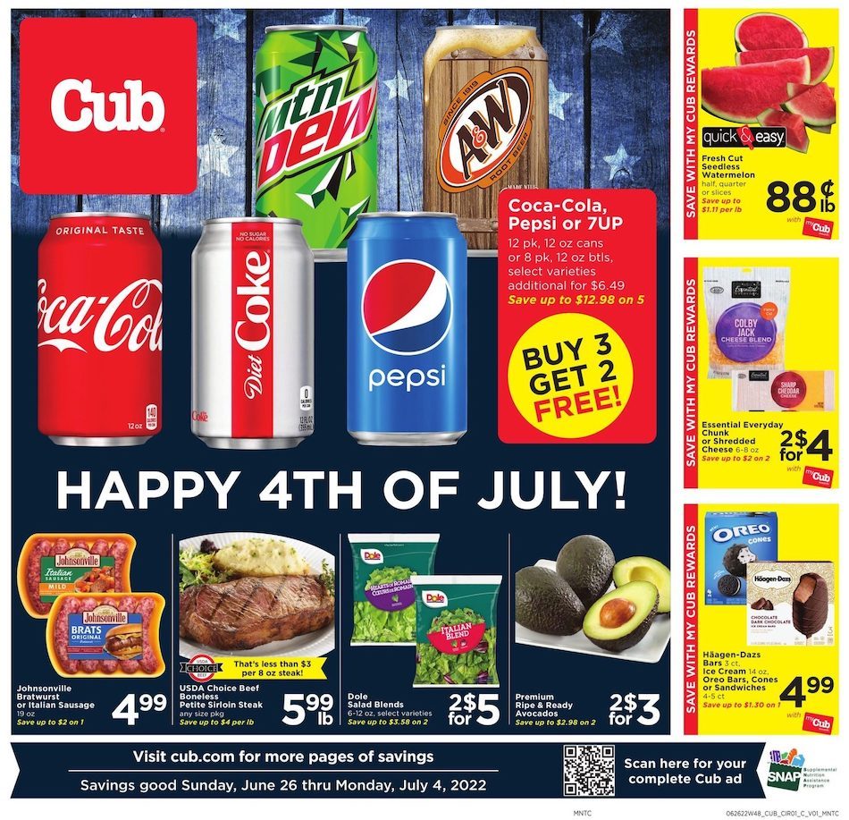 Cub Weekly Ad Jun 26 - Jul 4, 2022 - WeeklyAds2
