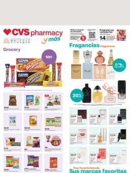CVS Pharmacy y más August 30 - September 12, 2026
