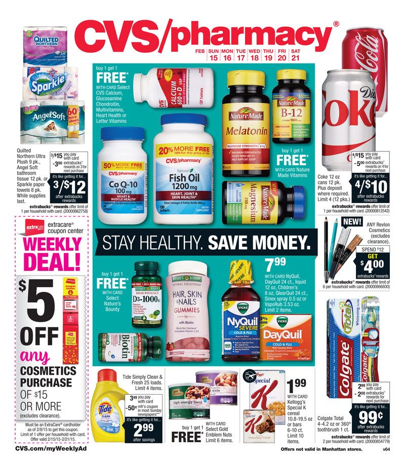 CVS Weekly Ad 2/15 2015 Full Preview page 1