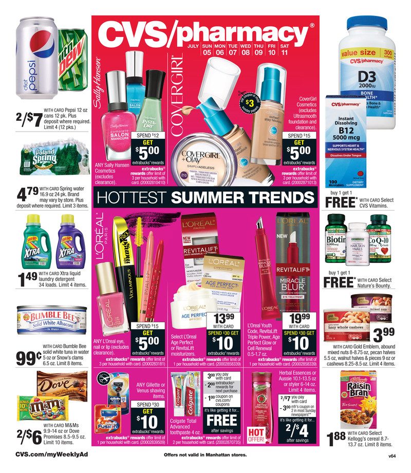 CVS Weekly Ad 7/06/2015 Summer Products - WeeklyAds2