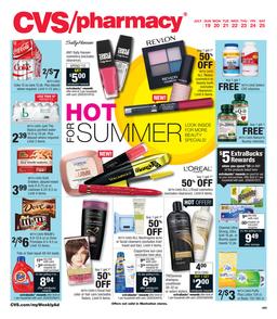 CVS Weekly Ad 7/19 2015 Summer Products