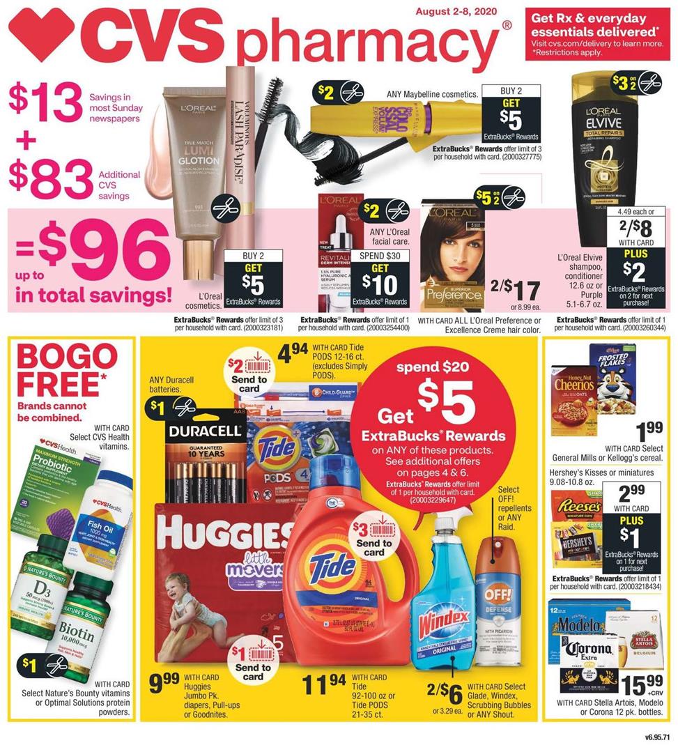 CVS Weekly Ad Aug 2 - 8, 2020 - WeeklyAds2