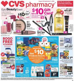 CVS Weekly Ad Aug 30 - Sep 6, 2020