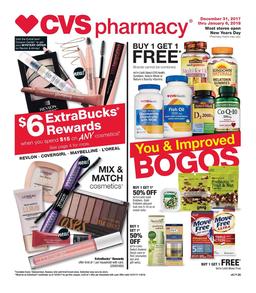 CVS Weekly Ad Dec 31 - Jan 6 2018
