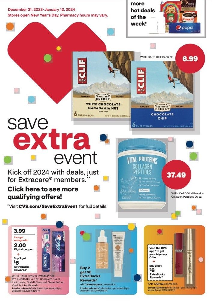 CVS Weekly Ad Extra Jan 7 13, 2024 WeeklyAds2
