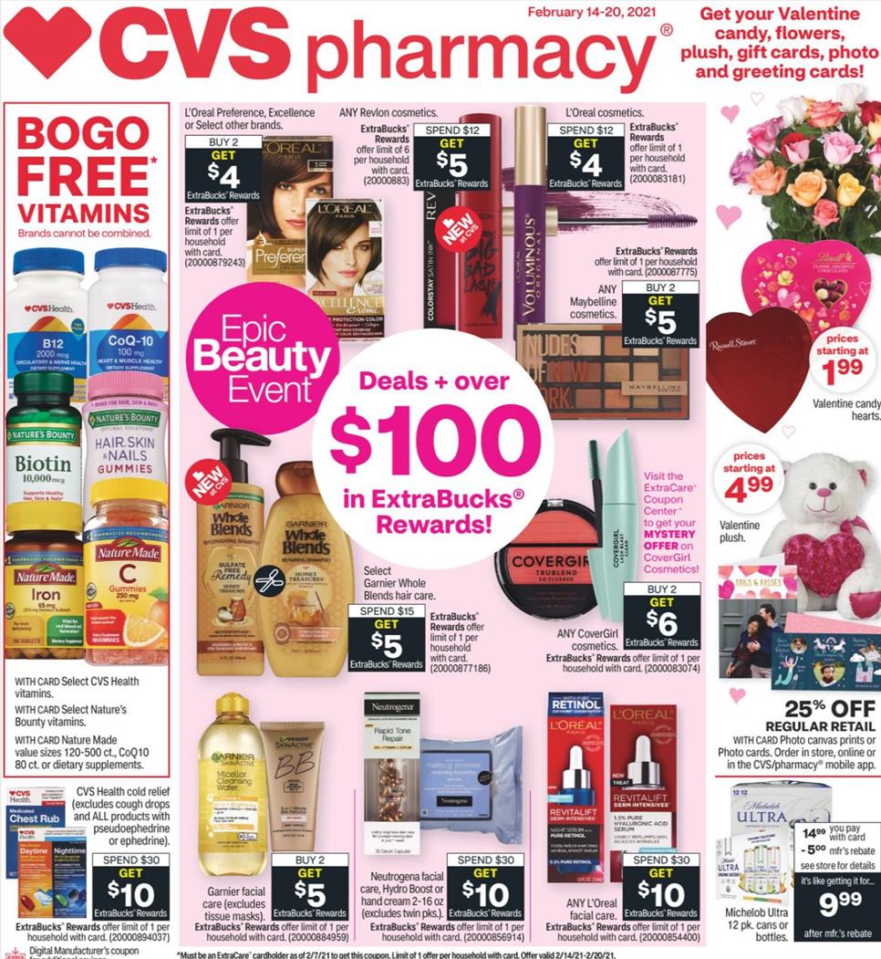 CVS Weekly Ad Feb 14 - 20, 2021 - WeeklyAds2