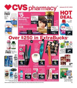 CVS Weekly Ad January 21–27, 2018