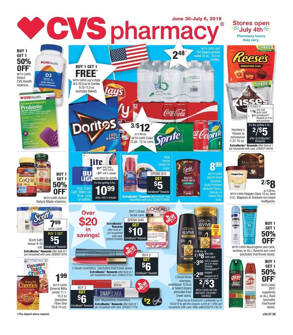 CVS Weekly Ad Jun 30 - Jul 6, 2019 | WeeklyAds2