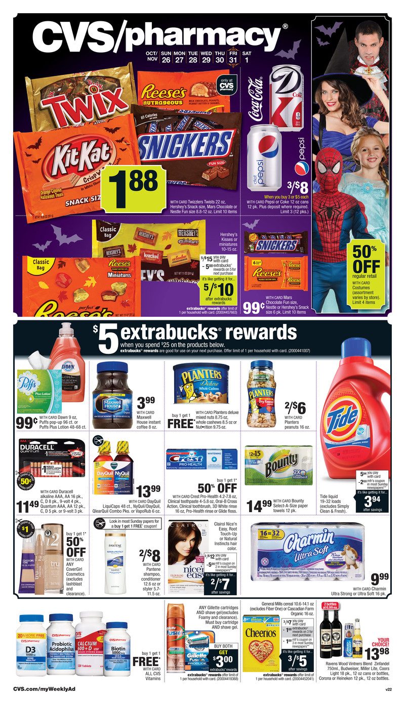 CVS Weekly Ad October 26 November 1 Special Offers WeeklyAds2