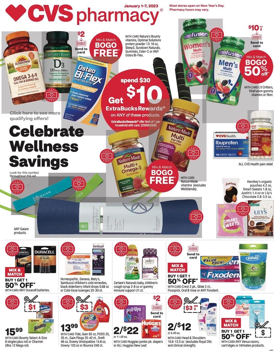 CVS Weekly Ad Pharmacy Jan 1 7, 2023 WeeklyAds2