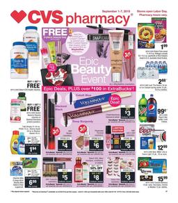 CVS Weekly Ad Preview Sep 1 - 7, 2019