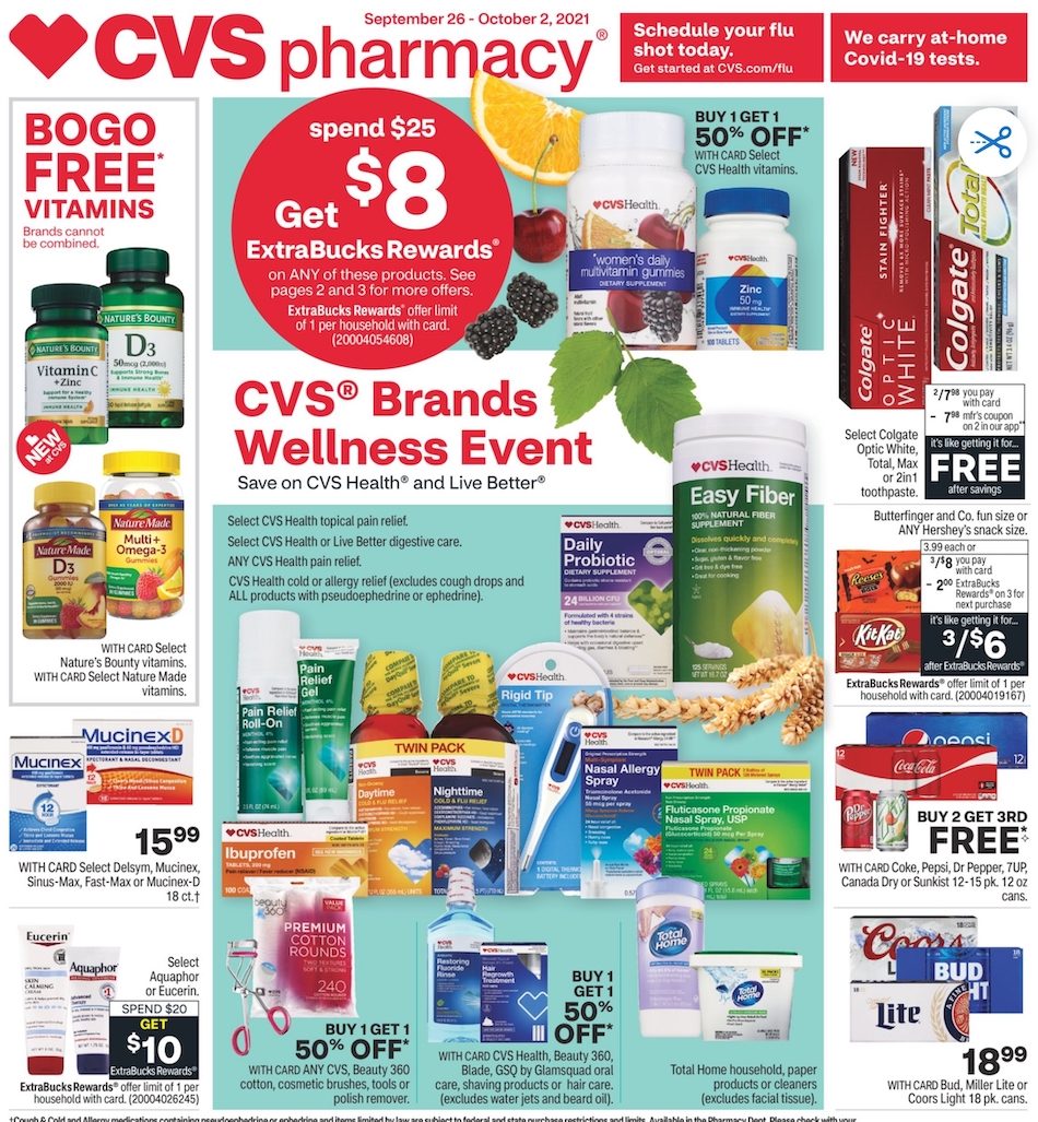 CVS Weekly Ad Sep 26 - Oct 2, 2021 - WeeklyAds2