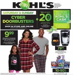 Kohl's Cyber Monday Ad 2018