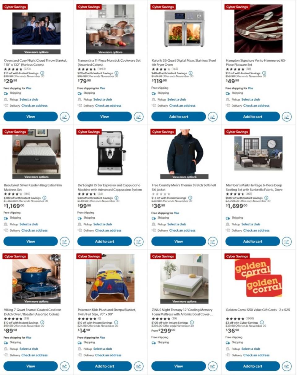 Sam's Club Cyber Monday Ad 2022 WeeklyAds2