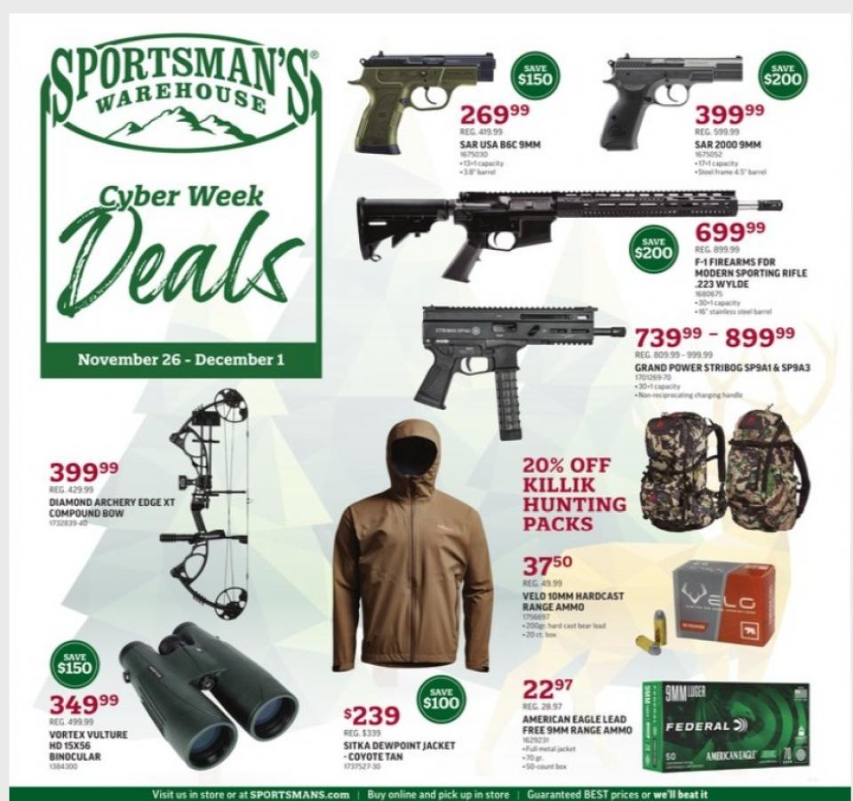 Sportsman's Warehouse Cyber Monday Ad 2022 WeeklyAds2