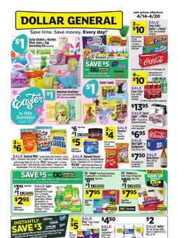 Dollar General Ad Easter Apr 14 - 20, 2019