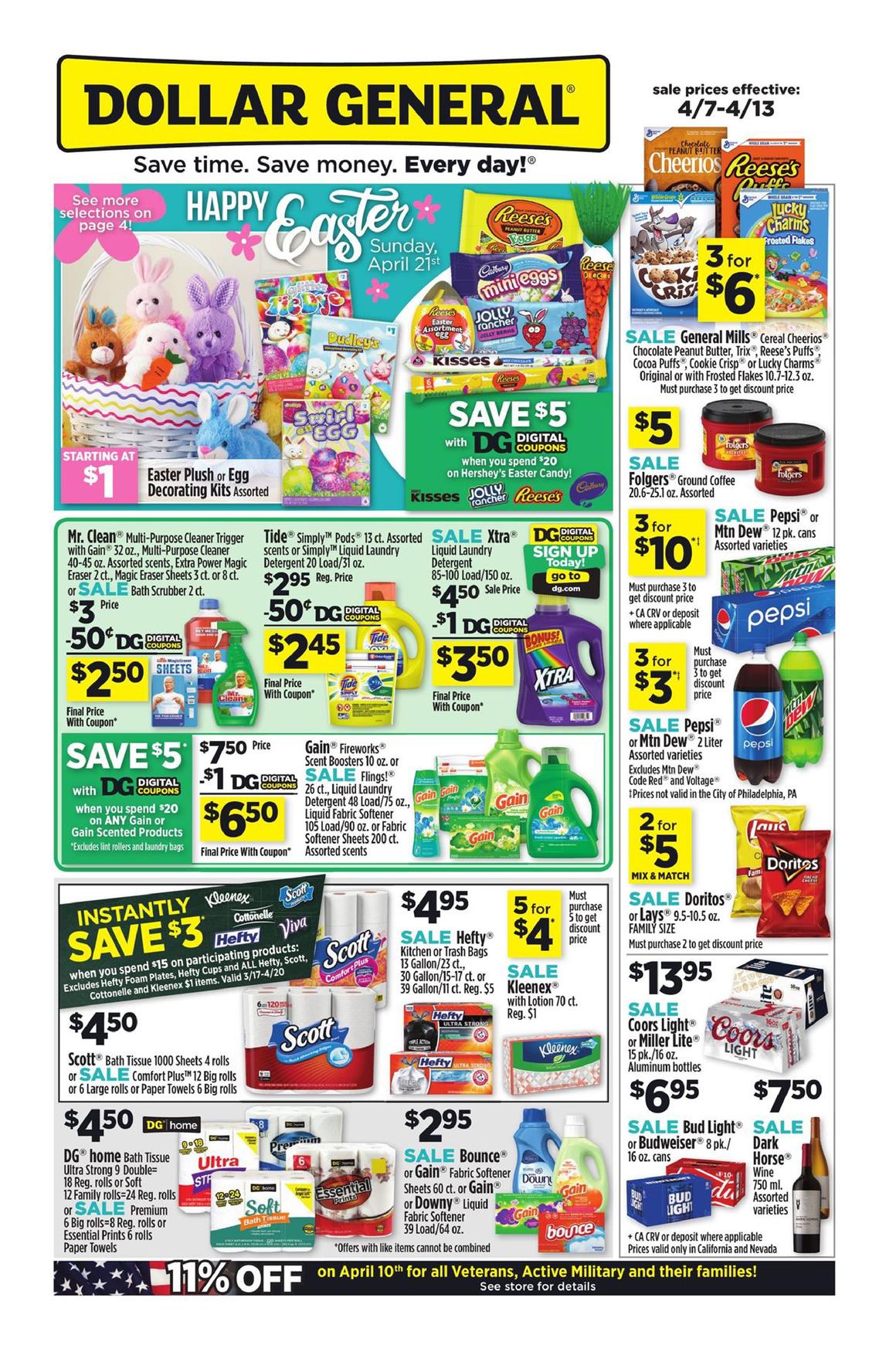 Dollar General Ad Apr 7 - 13, 2019 - WeeklyAds2