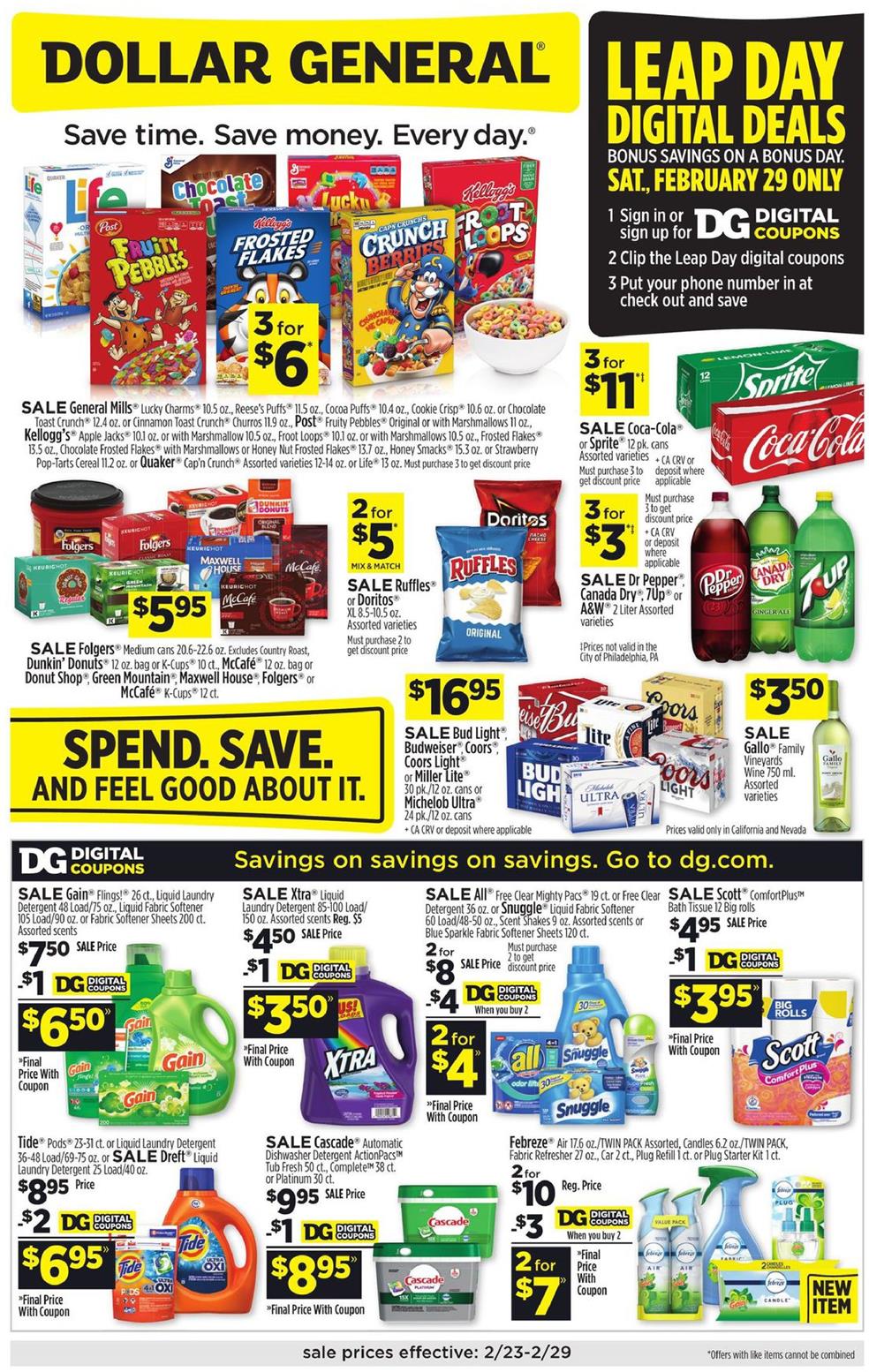 Dollar General Ad Feb 23 - 29, 2020 - WeeklyAds2