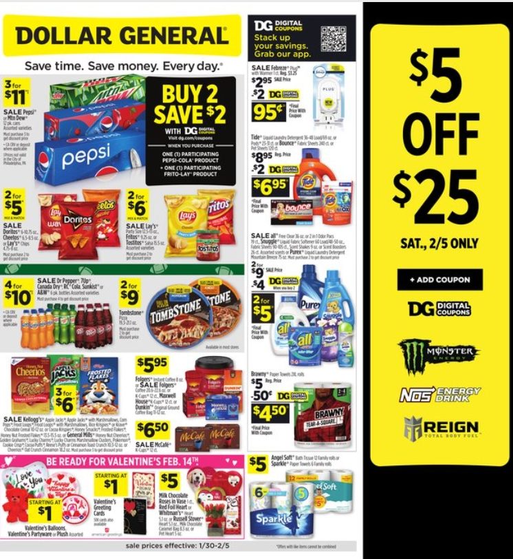 Dollar General Ad Jan 30 Feb 5, 2022 WeeklyAds2