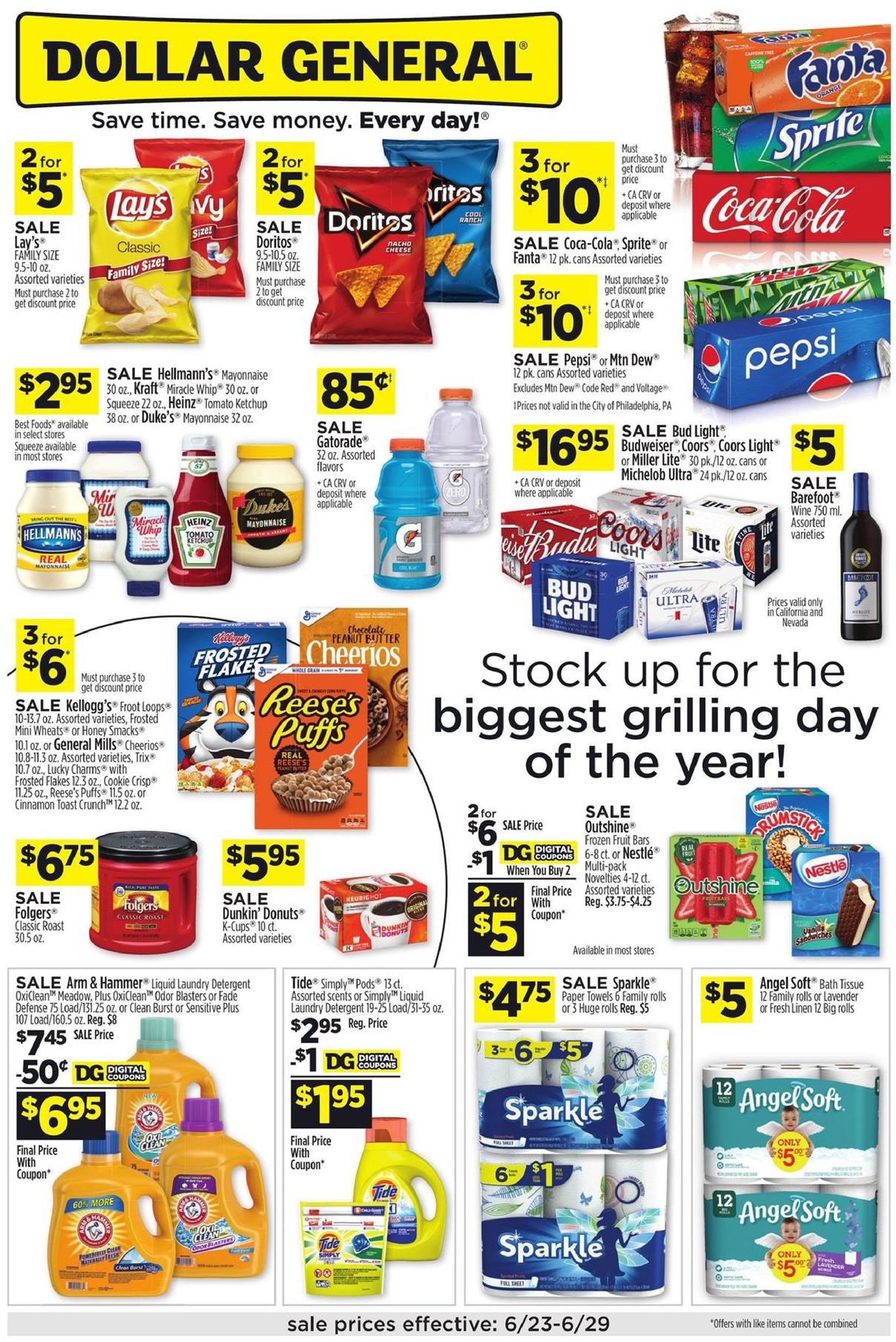 Dollar General Ad Jun 23 - 29, 2019 - WeeklyAds2