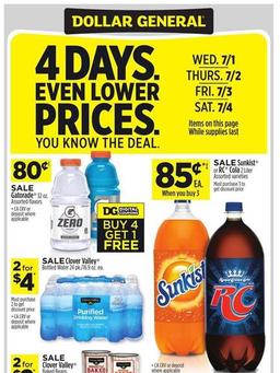 Dollar General Ad Jun 28 - Jul 4, 2020