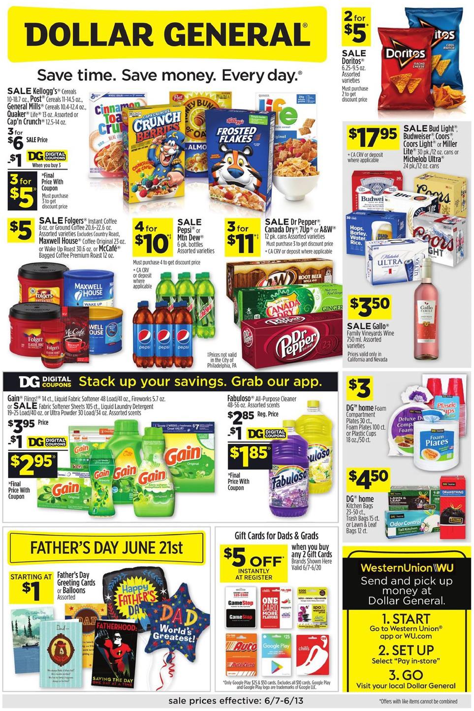 Dollar General Ad Jun 7 - 14, 2020 - WeeklyAds2