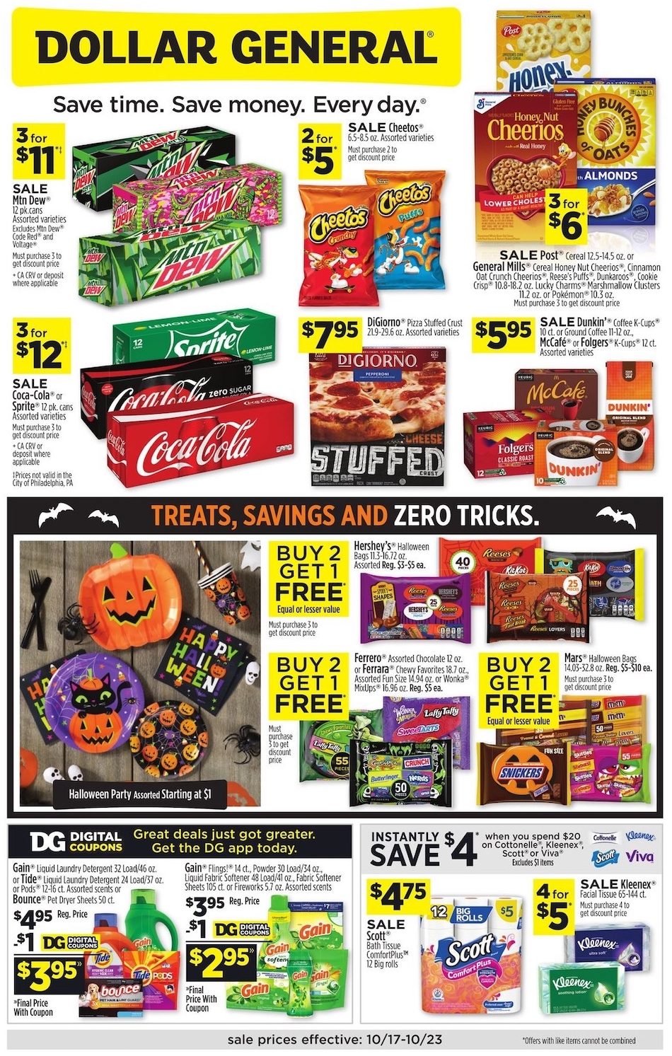 Dollar General Ad Oct 17 23, 2021 WeeklyAds2