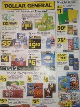 Dollar General Ad Jul 21–27, 2019