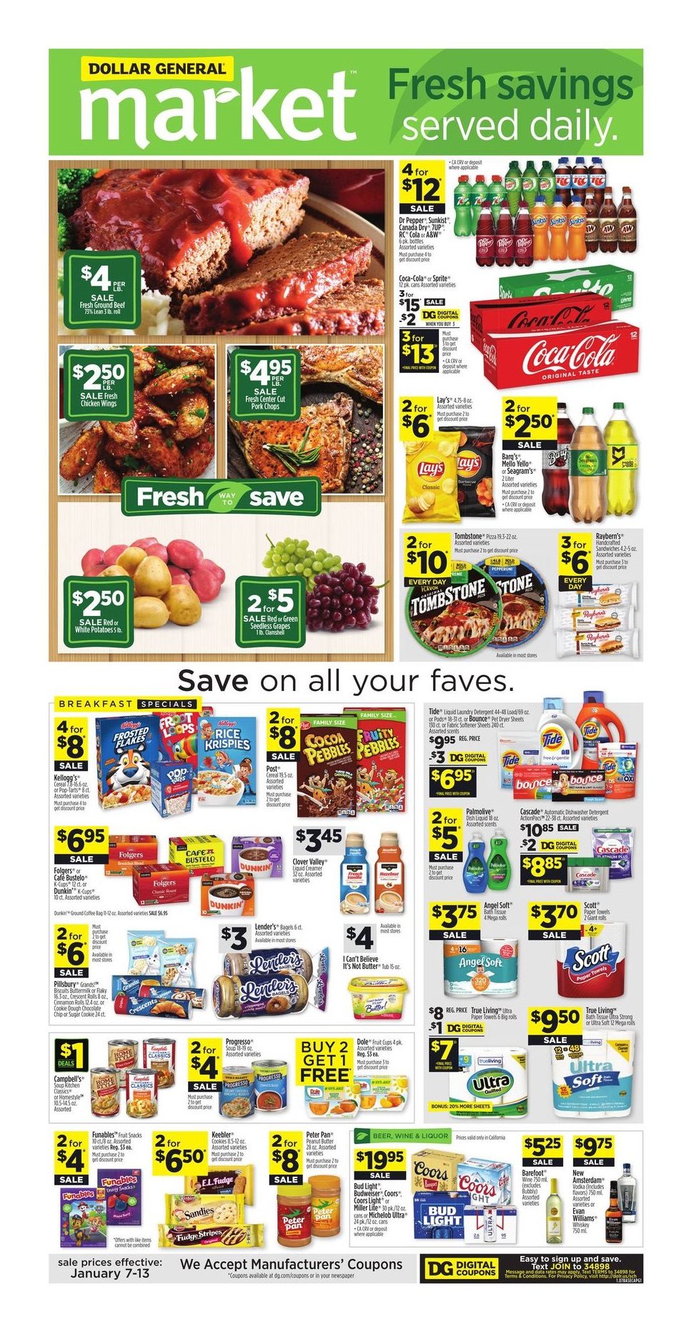 Dollar General Market Ad Jan 7 - 13, 2024 | WeeklyAds2