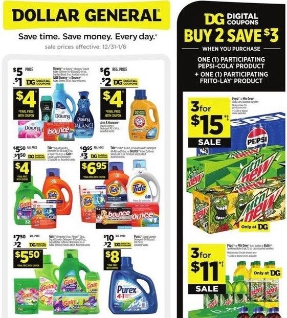 Part One. Dollar General Grocery Deals. 9/3-9/9. Coupons can be