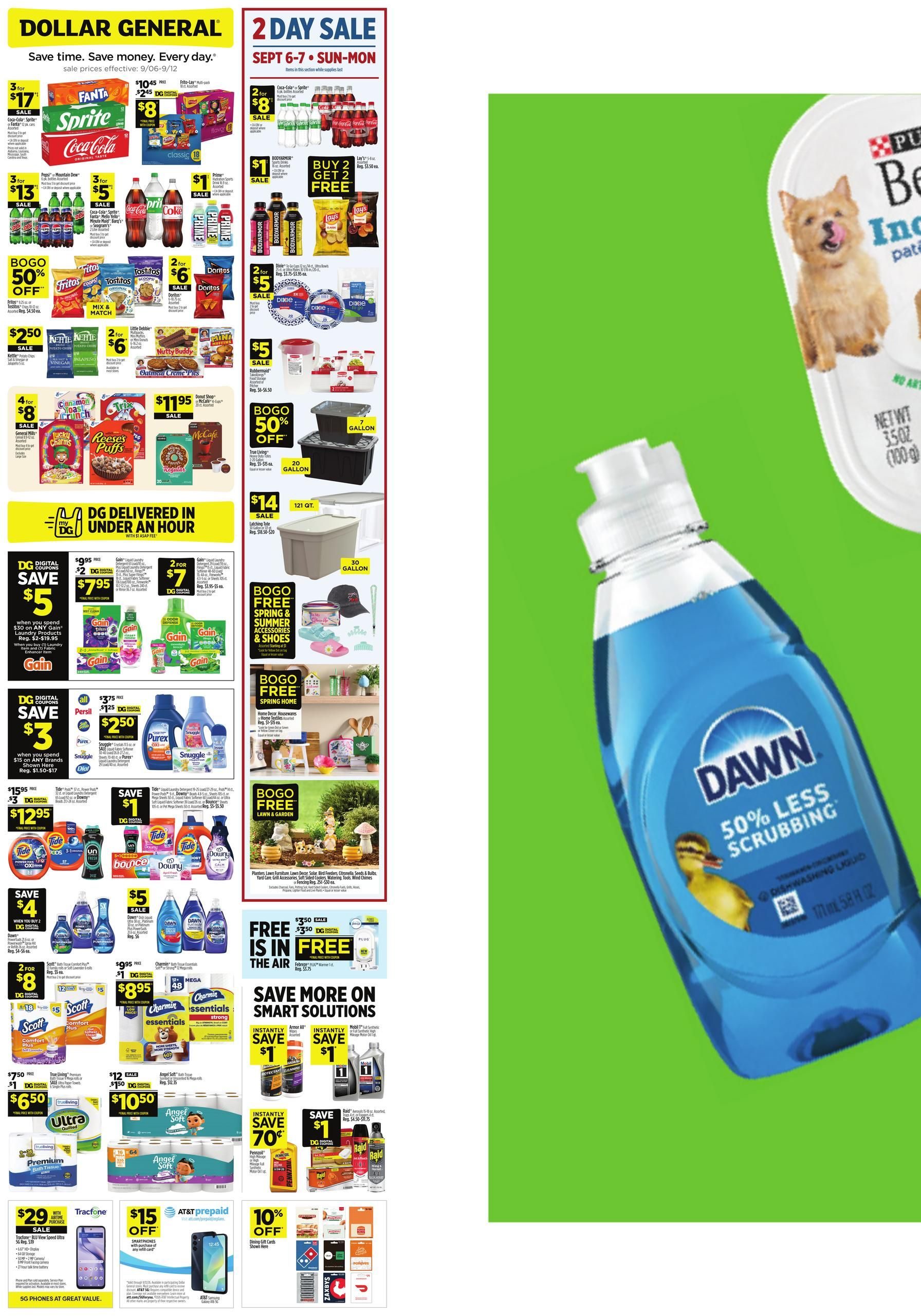 Dollar General Weekly Ad September 6 - 12, 2026 page 1