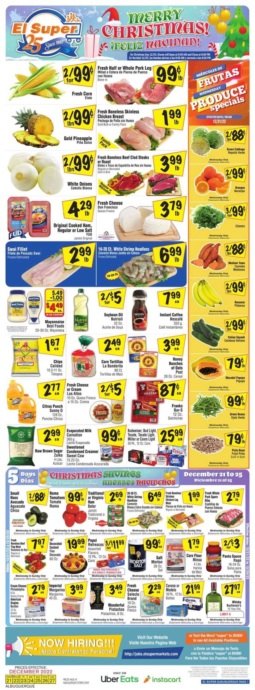 El Super Weekly Ad Deals Dec 21 - 27, 2022 - WeeklyAds2