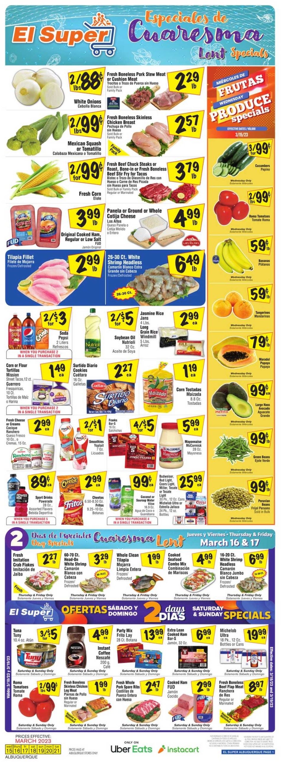 El Super Weekly Ad Sale Mar 15 - 21, 2023 - WeeklyAds2