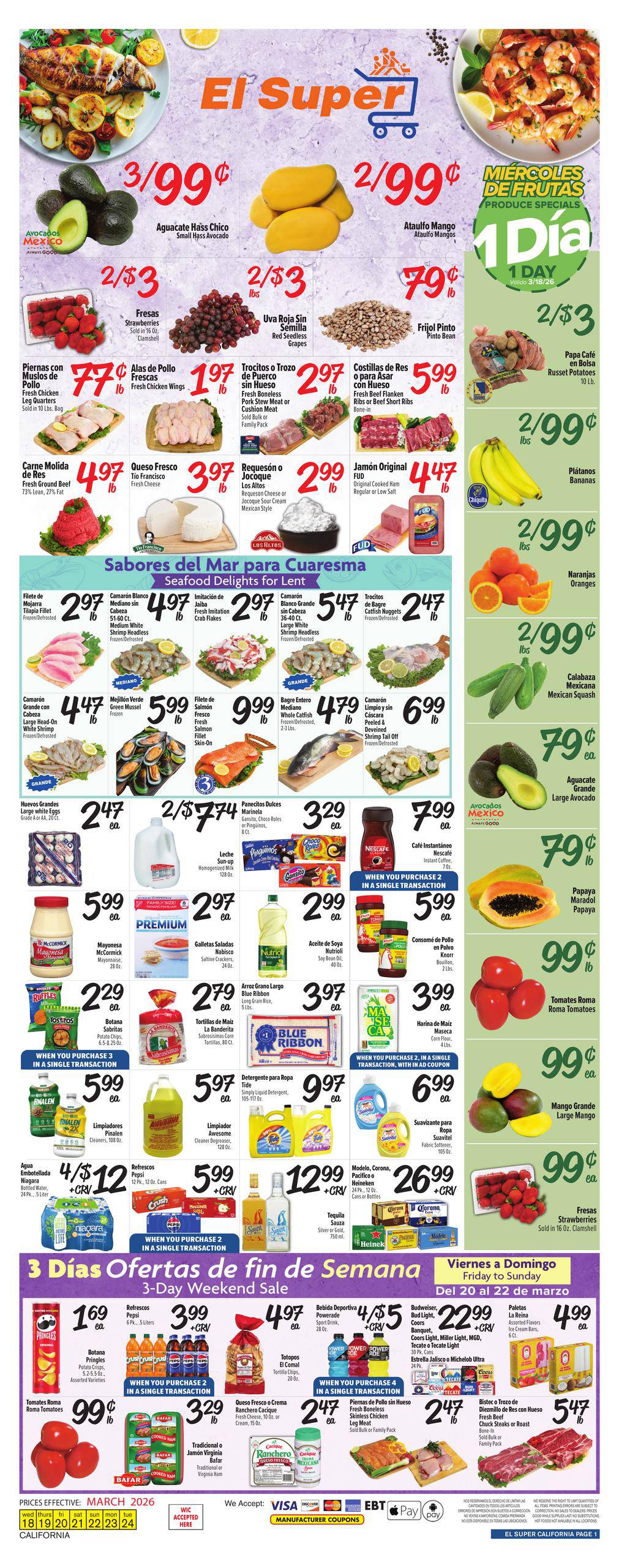 El Super Weekly Ad March 18 - 24, 2026