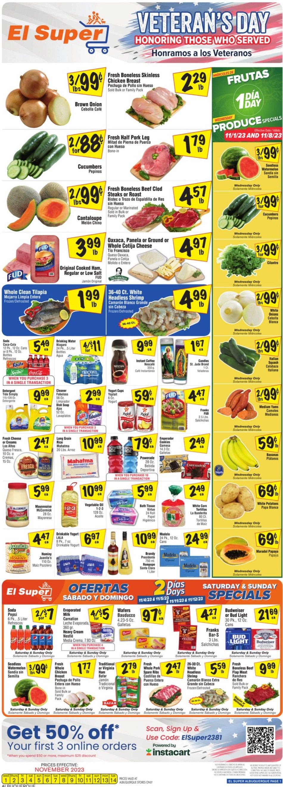 El Super Weekly Ad Nov 1 - 7, 2023 - Weeklyads2