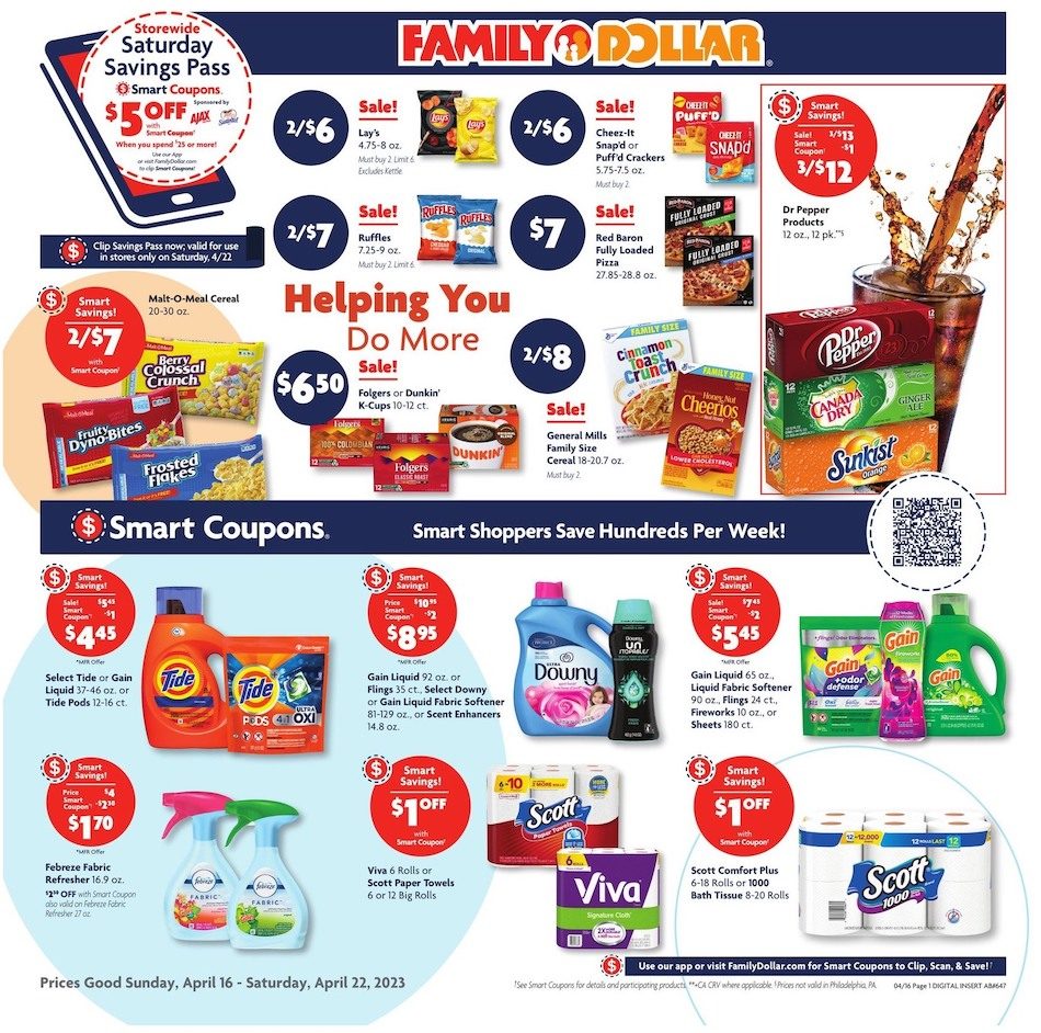 Family Dollar Ad Apr 16 - 22, 2023 - WeeklyAds2