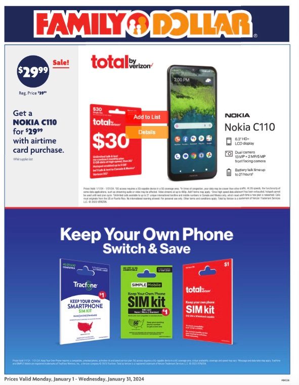 Family Dollar Ad Phone Jan 2024 - WeeklyAds2