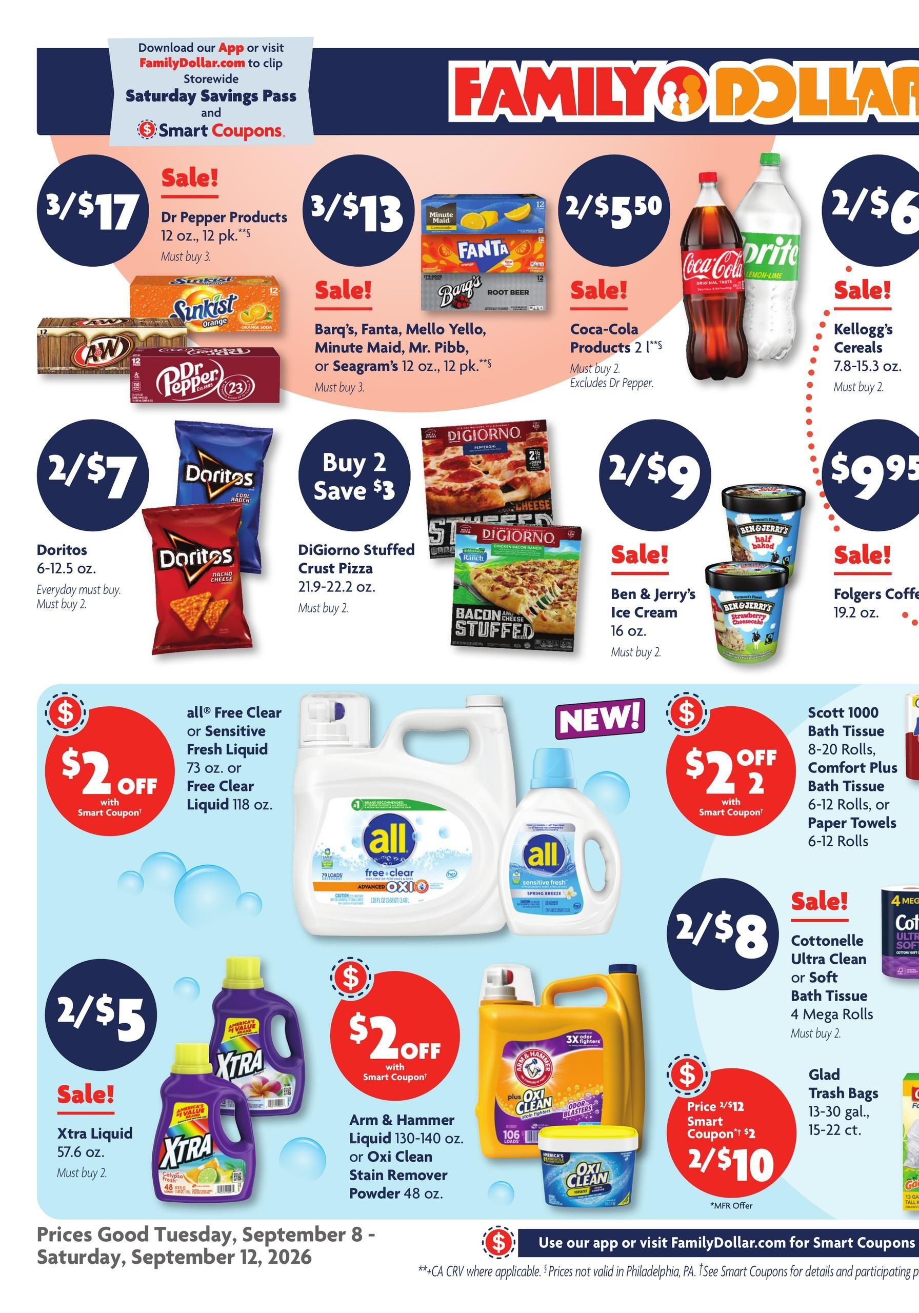Family Dollar Current Ad September 8 - 12, 2026 page 1