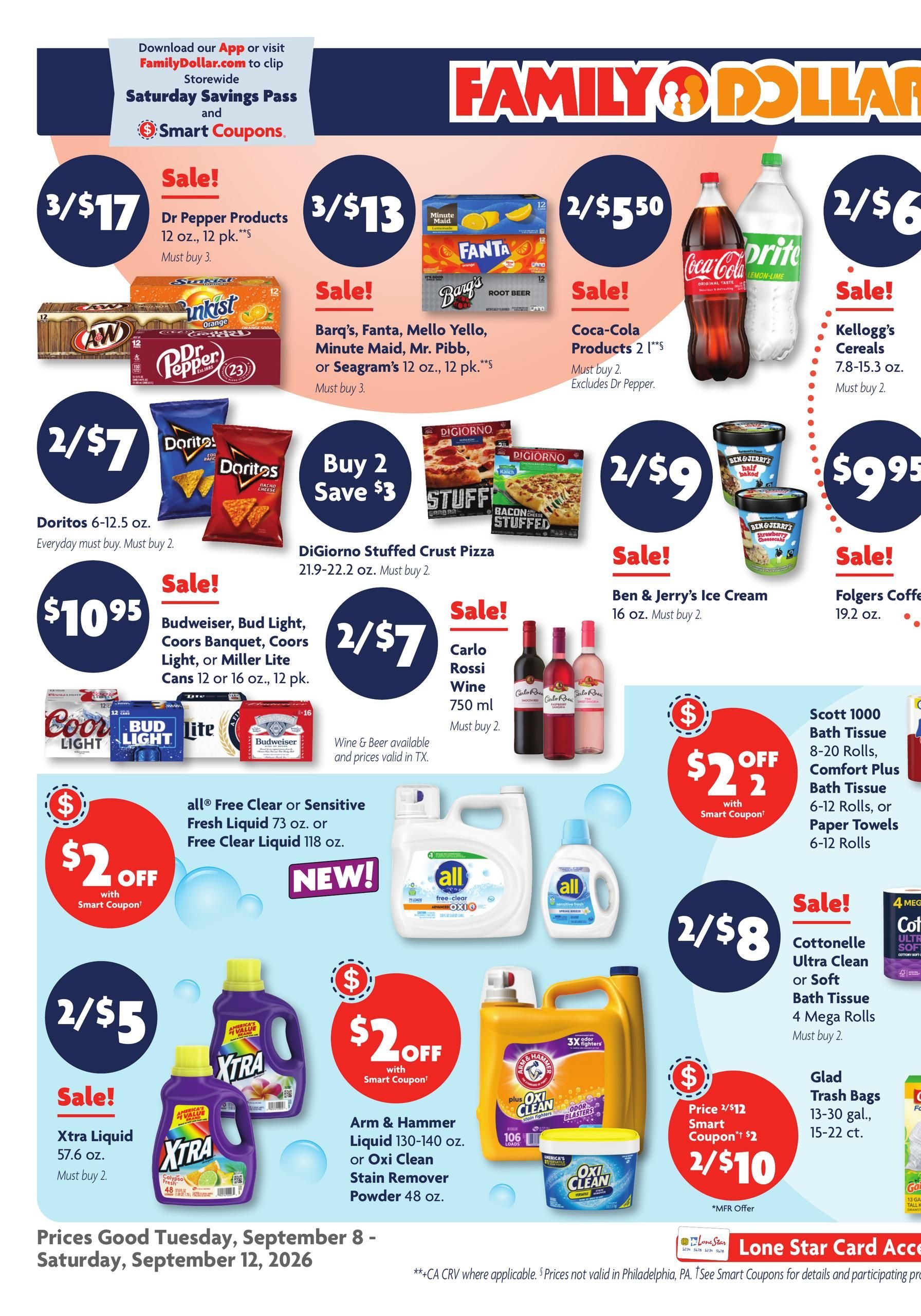 Family Dollar Current Ad September 8 - 12, 2026 page 1