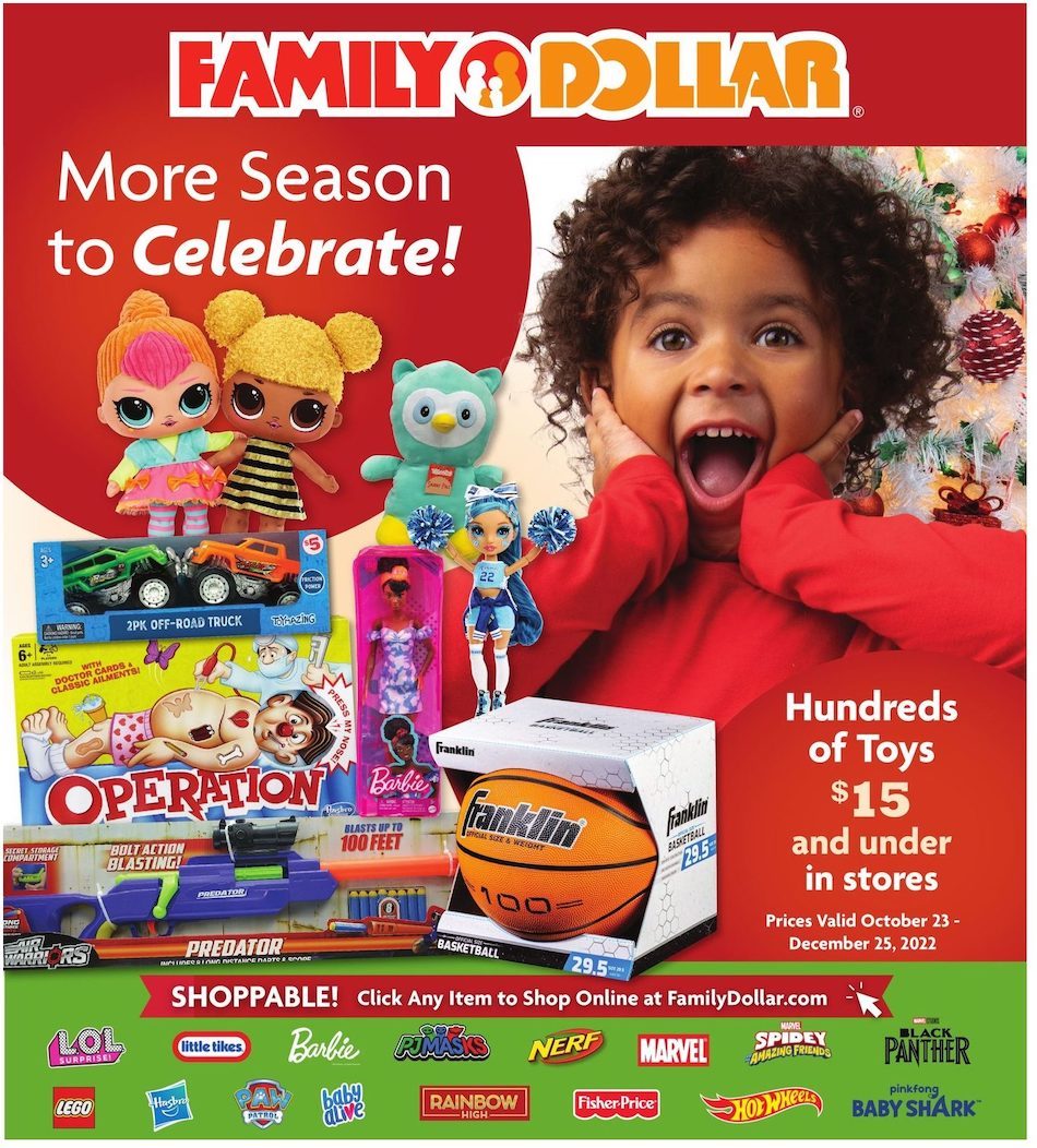 Family Dollar Holiday Top Toys Oct 23 - Dec 25, 2022 - WeeklyAds2